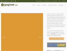 Tablet Screenshot of goginet.com